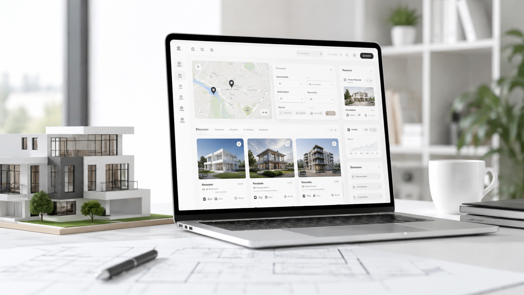 real estate technology, proptech, real estate web development, property platform, property listing website, real estate software, real estate SEO, real estate web platform, property management technol