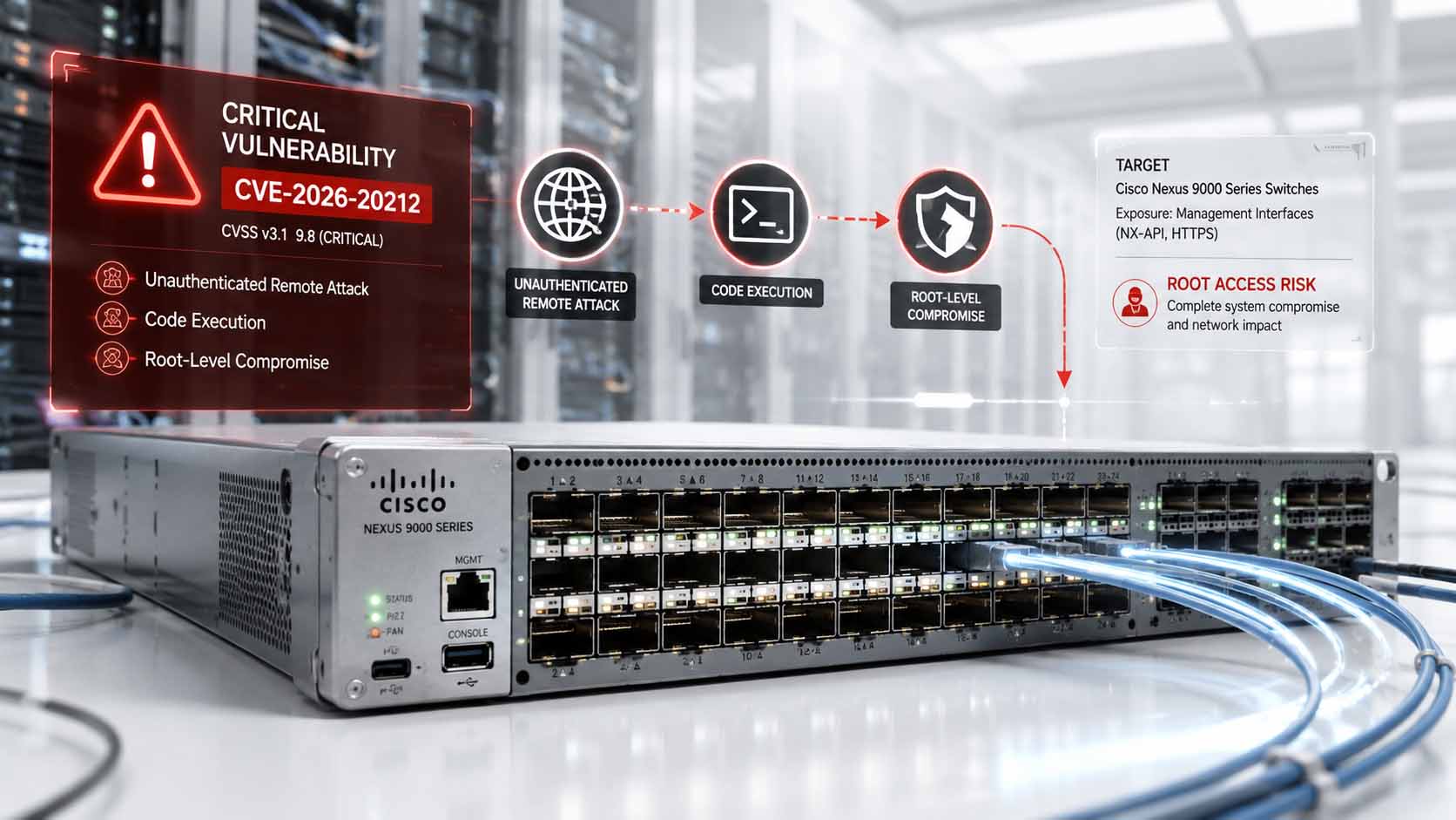 Critical Cisco Nexus 9000 Flaw Lets Unauthenticated Attackers Run Code