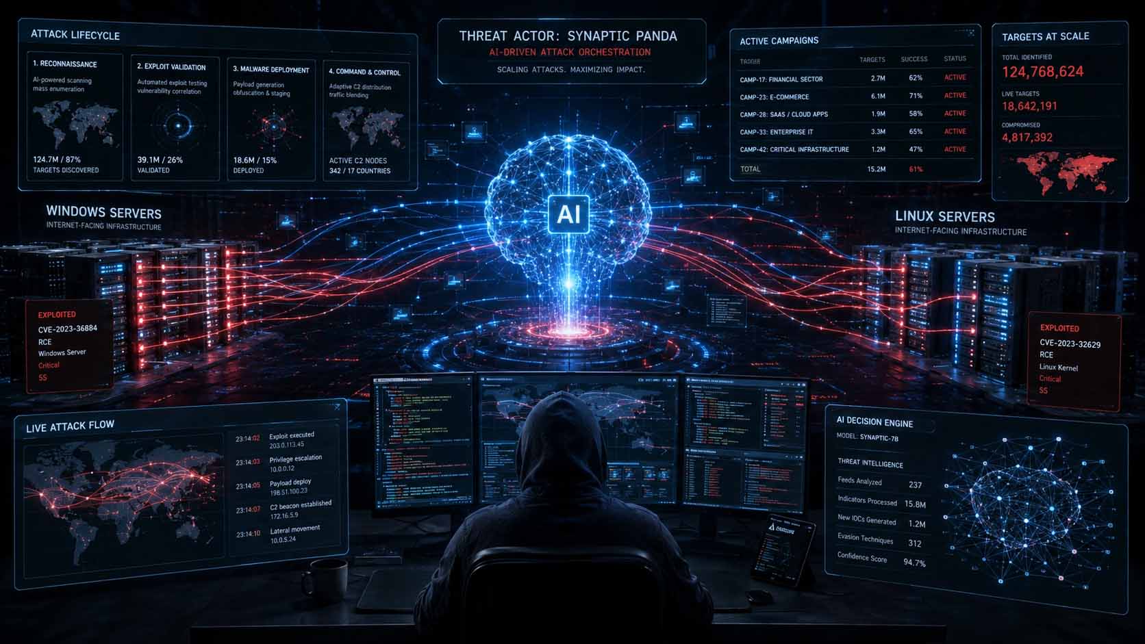 UAT-10147 Uses AI to Scale Windows and Linux Server Attacks